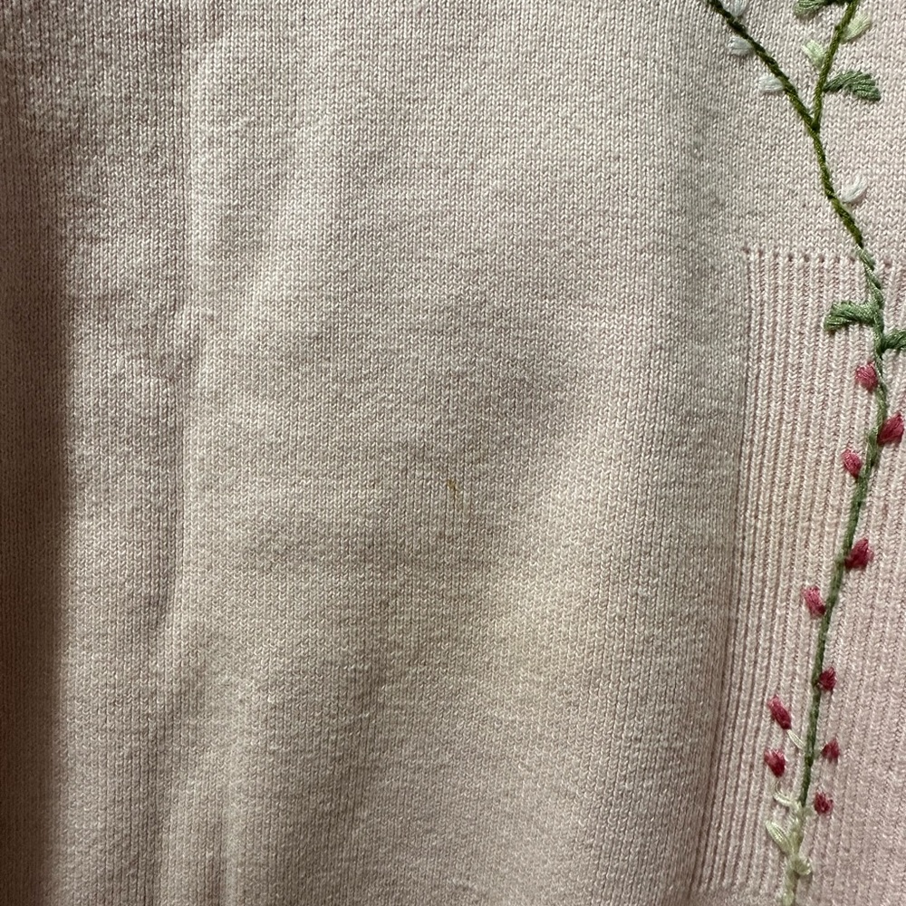 GAP Light Pink Ribbed Knit Top - Picture 2 of 4